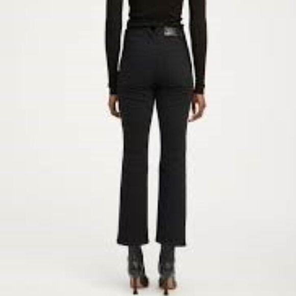 SPRWMN - ELLA ANKLE FLARE DENIM - Black - Size 28 - Picture 3 of 7